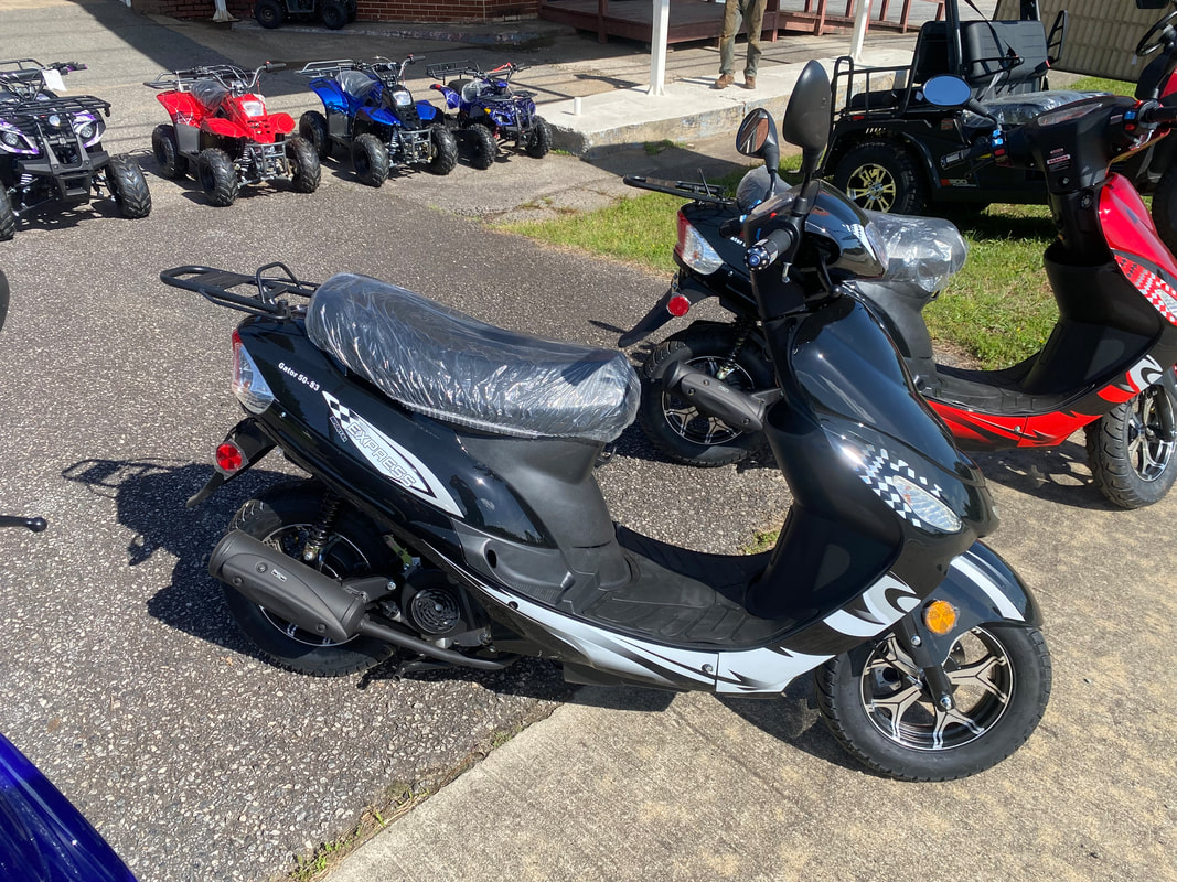Gator 50-S3 50cc 4 Stroke Moped Scooter 49cc Electric Start with Trunk > 50cc  Scooters > Extreme Motor Sales, Inc